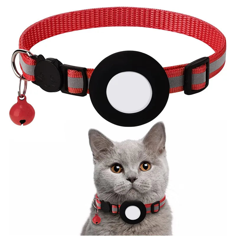True Blue Pets Reflective Waterproof Cat Collar - Red