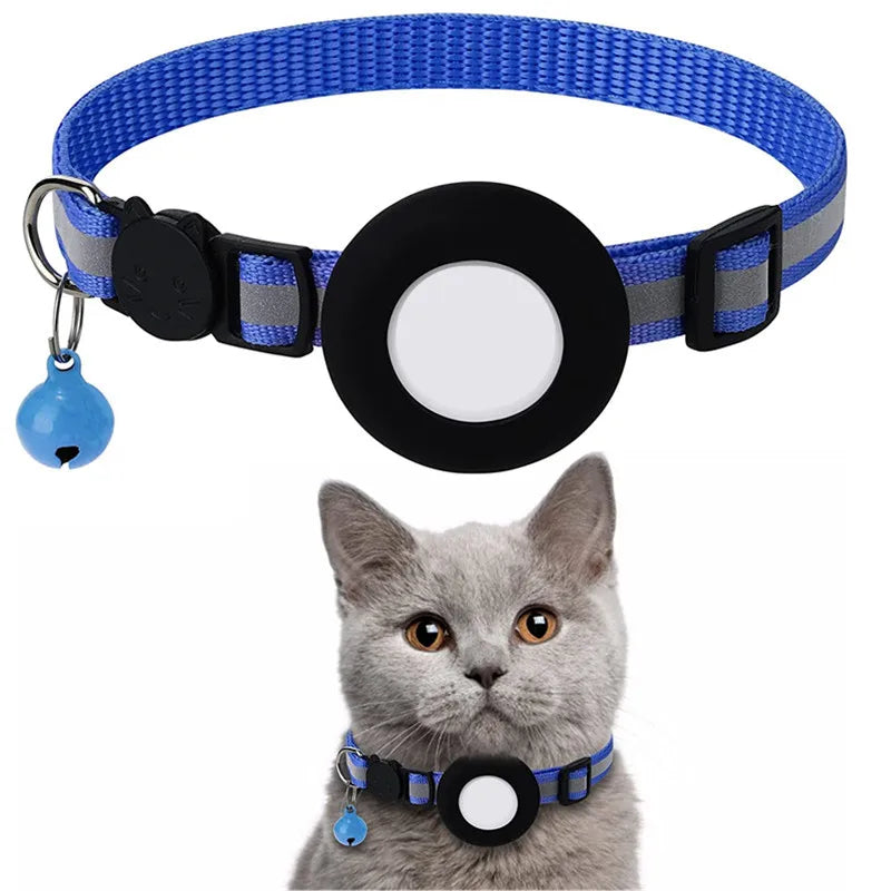 True Blue Pets Reflective Waterproof Cat Collar