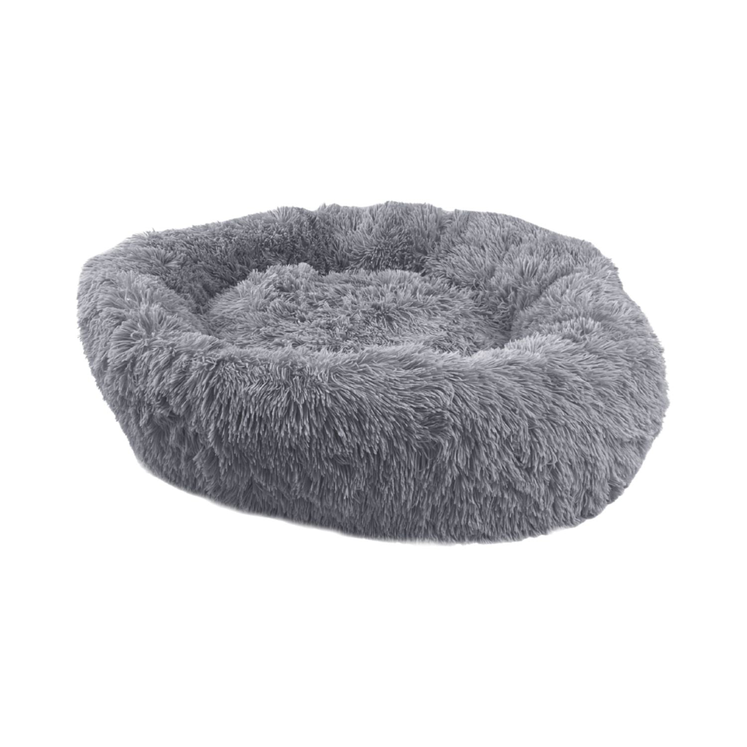True Blue Pets Luxurious Plush Pet Bed 60cm in Elegant Grey