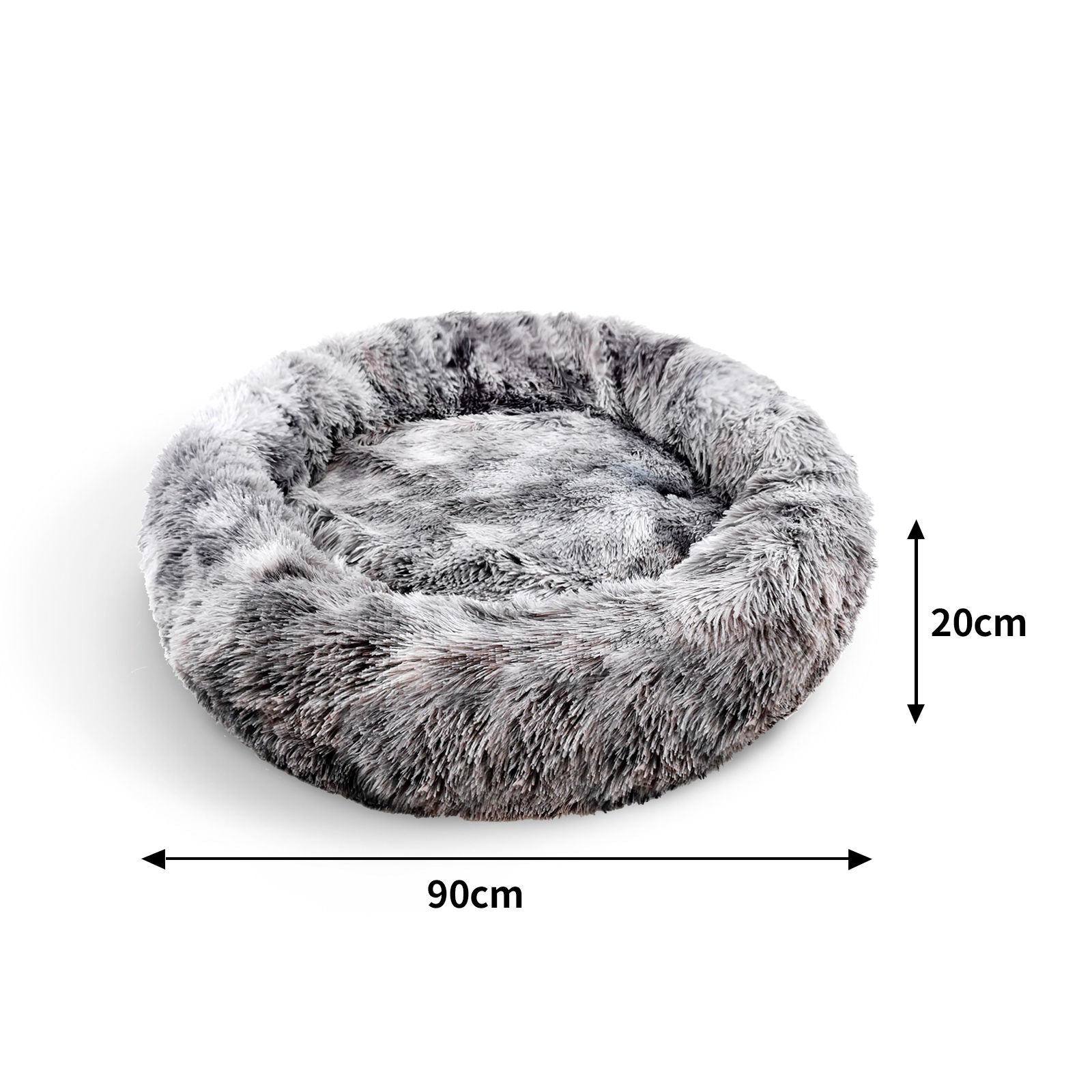 True Blue Pets Extra Large Calming Pet Bed - Luxurious Round Sleep Sanctuary