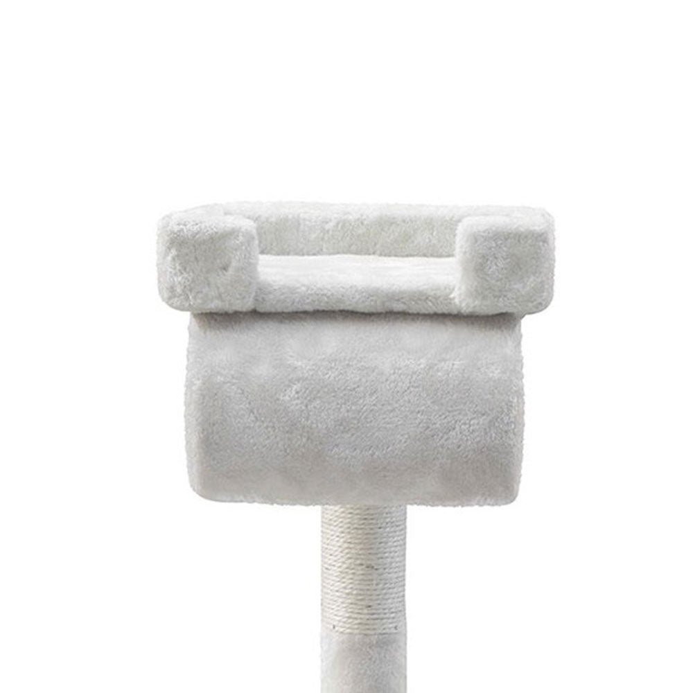 158cm Cat Tree Scratching Post Toy House Furniture Multilevel - beige