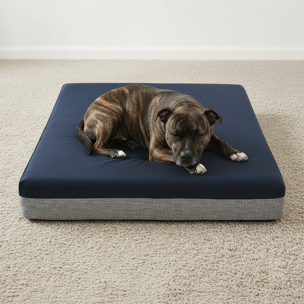 Palermo Memory Foam Orthopedic Dog Bed - 12CM Thick, Waterproof Comfort for Large Breeds