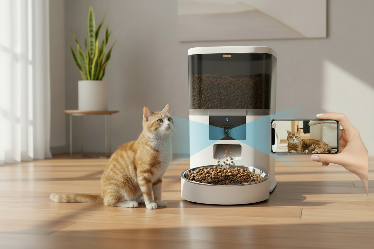 Automatic Pet Feeder Wifi Wireless Cat Dog Food Dispenser